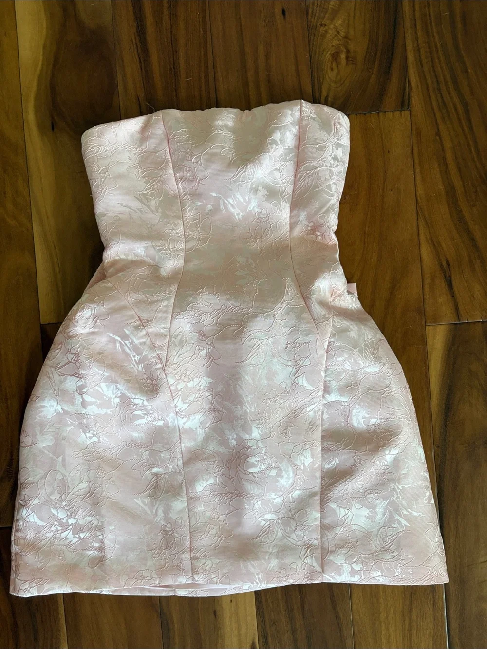 Babyboo ELENORA MINI DRESS BLUSH Bow Back Corset Size Small - Picture 9 of 11